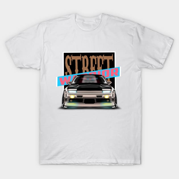 nissan s13 240sx bronze T-Shirt by naquash